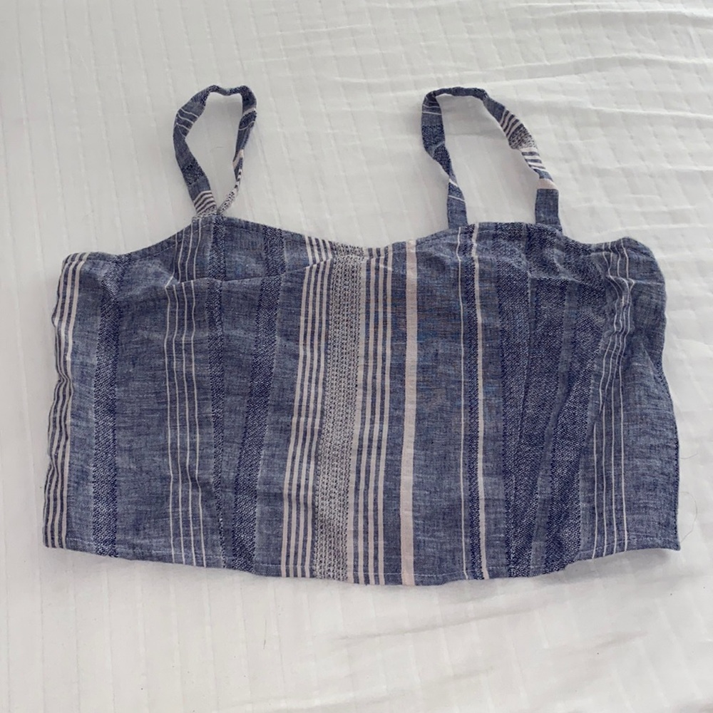 Express cut off tank top and shorts